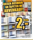 wohnstore Westermann Rheda-Wiedenbrück - Vliestapete Angebot im Prospekt Vliestapete bei wohnstore Westermann im Rheda-Wiedenbrück Prospekt für 2,00 €