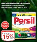 Waschmittel Pulver, Gel oder Discs im Angebot bei GLOBUS in Salzgitter Waschmittel Pulver, Gel oder Discs Angebote von Persil bei GLOBUS Salzgitter für 15,99 €