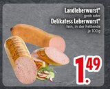 Landleberwurst Angebote bei EDEKA Ravensburg für 1,49 €