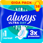 SERVIETTES HYGIÉNIQUES ULTRA DAY ALWAYS - ALWAYS en promo chez Auchan Hypermarché SERVIETTES HYGIÉNIQUES ULTRA DAY ALWAYS - ALWAYS dans le catalogue Auchan Hypermarché