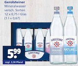 Mineralwasser Angebote von Gerolsteiner bei Getränkewelt Düsseldorf für 5,99 €