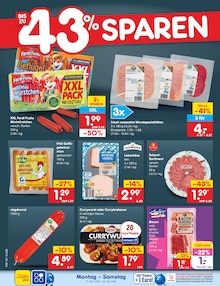 Fleisch im Netto Marken-Discount Prospekt "Aktuelle Angebote" mit 73 Seiten (Halle (Saale))