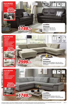 Sofa im Möbel AS Prospekt "CLEVER SPAREN. STILVOLL WOHNEN." mit 16 Seiten (Heidelberg)
