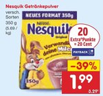 Getränkepulver im Angebot bei Netto Marken-Discount in Stralsund Getränkepulver Angebote von Nesquik bei Netto Marken-Discount Stralsund für 1,99 €