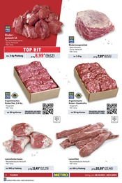 Rindfleisch Angebote im Prospekt "Gastro" von Metro auf Seite 6