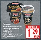 High-Protein-Mousse von Ehrmann für 1,29 € bei EDEKA im Angebot High-Protein-Mousse von Ehrmann im aktuellen EDEKA Prospekt