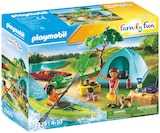 Famille et tente - PLAYMOBIL en promo chez La Grande Récré Villeurbanne à 24,99 €