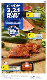 Prix et réduction Pastèque dans le prospectus Carrefour Market en cours Offre Pastèque dans le catalogue Carrefour Market du moment à la page 23