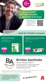 mea - meine apotheke Prospekt Unsere November-Angebote mit 4 Seiten