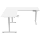 ECKSCHREIBTISCH 160/160/72-117 cm Weiß höhenverstellbar von Carryhome im aktuellen XXXLutz Möbelhäuser Prospekt für 299,00 €