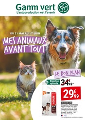 Alimentation Angebote im Prospekt "MES ANIMAUX AVANT TOUT" von Gamm vert Alimentation Angebote im Prospekt "MES ANIMAUX AVANT TOUT" von Gamm vert auf Seite 1