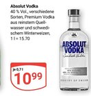 Vodka Angebote von Absolut bei GLOBUS Hofheim für 10,99 €