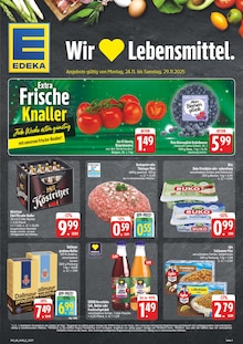 Aktueller EDEKA Prospekt "Wir lieben Lebensmittel!" Seite 1 von 28 Seiten für Oschatz