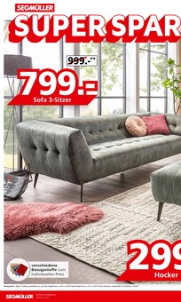 Couch im Segmüller Prospekt "SEGMÜLLER SuperSparDeals" mit 18 Seiten (Ulm)