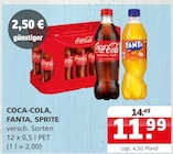 Getränke Quelle Weydringer - Coca-Cola Angebot im Prospekt Coca-Cola bei Getränke Quelle Weydringer im Prospekt "" für 11,99 €