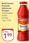 Passata Passierte italienische Tomaten Angebote von Mutti bei GLOBUS Oberhausen für 1,99 €