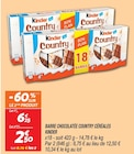 Barre Chocolatée Country Céréales - Kinder dans le catalogue Netto