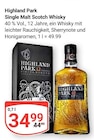 Highland Park Single Malt Scotch Whisky im Angebot bei GLOBUS in Homburg Highland Park Single Malt Scotch Whisky Angebote bei GLOBUS Homburg für 34,99 €