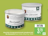 Bio-Lyoner im Angebot bei Marktkauf in Nürtingen Bio-Lyoner Angebote von Bäuerliche Erzeugergemeinschaft Schwäbisch Hall bei Marktkauf Nürtingen für 3,79 €