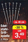 Edelstahl-Grillspieße im Angebot bei Zimmermann in Halberstadt Edelstahl-Grillspieße Angebote bei Zimmermann Halberstadt für 3,49 €