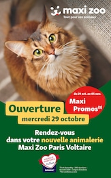 Prospectus Maxi Zoo à Buzenval, "Ouverture", 3 pages, 29/10/2025 - 05/11/2025