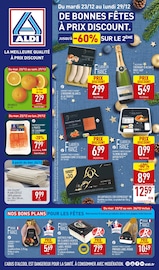 Catalogue Discount Alimentaire Aldi en cours à Alès et alentours, "DE BONNES FÊTES À PRIX DISCOUNT.", 48 pages, 23/12/2025 - 29/12/2025