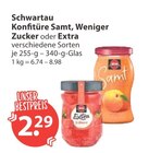 Konfitüre Samt im V-Markt Prospekt Konfitüre Samt von Schwartau im aktuellen V-Markt Prospekt für 2,29 €