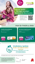 mea - meine apotheke Prospekt „Unsere Oktober-Angebote“ für Bräunlingen und Umgebung mit 4 Seiten mea - meine apotheke Prospekt für Bräunlingen und Umgebung: „Unsere Oktober-Angebote“, 4 Seiten, 01.10.2025 - 31.10.2025