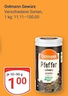 Gewürz im Angebot bei GLOBUS in Neubrandenburg Gewürz Angebote von Ostmann bei GLOBUS Neubrandenburg für 1,00 €
