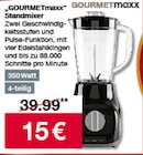 Standmixer Angebote von GOURMETmaxx bei Woolworth Stralsund für 15,00 €