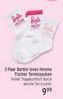 Barbie loves Helene Fischer Tennissocken von Barbie für 9,99 € bei E center im Angebot Barbie loves Helene Fischer Tennissocken von Barbie im aktuellen E center Prospekt