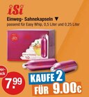 Einweg-Sahnekapseln Angebote von iSi bei V-Markt Regensburg für 7,99 €
