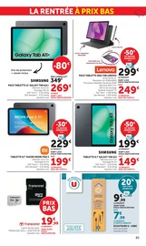 Promos Samsung Galaxy S dans le catalogue "LES PRIX BAS Spécial rentrée" de Hyper U Samsung Galaxy S en promo dans le catalogue Hyper U à la page 85