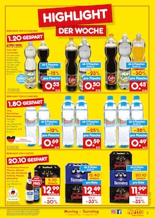 Wasser im Netto Marken-Discount Prospekt "Aktuelle Angebote" mit 67 Seiten (Freiburg (Breisgau))