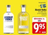 Vodka von Absolut im aktuellen EDEKA Prospekt für 9,95 €