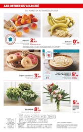 Prix et réduction Banane dans le prospectus Super U en cours Offre Banane dans le catalogue Super U du moment à la page 32