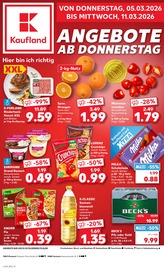 Aktueller Kaufland Prospekt mit Bier, "Aktuelle Angebote", Seite 1