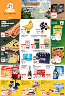 Pizza im GLOBUS Prospekt "Aktuelle Angebote" mit 30 Seiten (Leipzig)