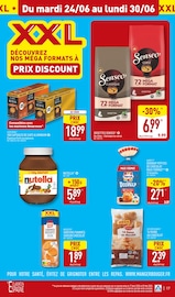 Promos Dosettes Café dans le catalogue "XXL DÉCOUVREZ NOS MÉGA FORMATS À PRIX DISCOUNT" de Aldi à la page 17 Promos Dosettes Café dans le catalogue "XXL DÉCOUVREZ NOS MÉGA FORMATS À PRIX DISCOUNT" de Aldi à la page 17