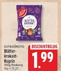 Blätter-krokant-Kugeln von GUT&GÜNSTIG für 1,99 € bei EDEKA im Angebot Blätter-krokant-Kugeln von GUT&GÜNSTIG im aktuellen EDEKA Prospekt