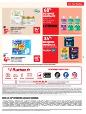 Promos Couches dans le catalogue "LES HALLES d'été" de Auchan Supermarché Couches en promo dans le catalogue Auchan Supermarché à la page 15