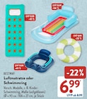 Luftmatratze oder Schwimmring im Angebot bei ALDI SÜD in Offenbach Luftmatratze oder Schwimmring Angebote von BESTWAY bei ALDI SÜD Offenbach für 6,99 €