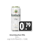 Aktuelle Krombacher Angebote bei Hieber in Freiburg (Breisgau) Aktuelles Pils Angebot bei Hieber in Freiburg (Breisgau) ab 0,79 €