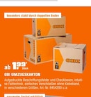 Aktuelle Umzugskartons Angebote bei OBI in Duisburg Aktuelles UMZUGSKARTON Angebot bei OBI in Duisburg ab 1,99 €