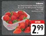 EDEKA Hüttengrund - Erdbeeren Angebot im Prospekt Erdbeeren bei EDEKA im Hüttengrund Prospekt für 2,99 €