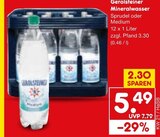 Aktuelle Gerolsteiner Angebote bei Netto Marken-Discount in Gelsenkirchen Aktuelles Mineralwasser Angebot bei Netto Marken-Discount in Gelsenkirchen ab 5,49 €