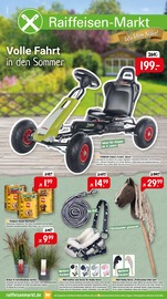Aktueller Raiffeisenmarkt Prospekt mit Hundefutter, "Volle Fahrt in den Sommer", Seite 1