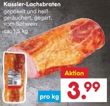 Kassler-Lachsbraten bei Netto Marken-Discount in Mönchengladbach Kassler-Lachsbraten im Angebot bei Netto Marken-Discount Mönchengladbach für 3,99 €