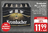 Aktuelle Krombacher Angebote bei EDEKA in Gelsenkirchen Aktuelles Pils oder Radler Angebot bei EDEKA in Gelsenkirchen ab 11,99 €