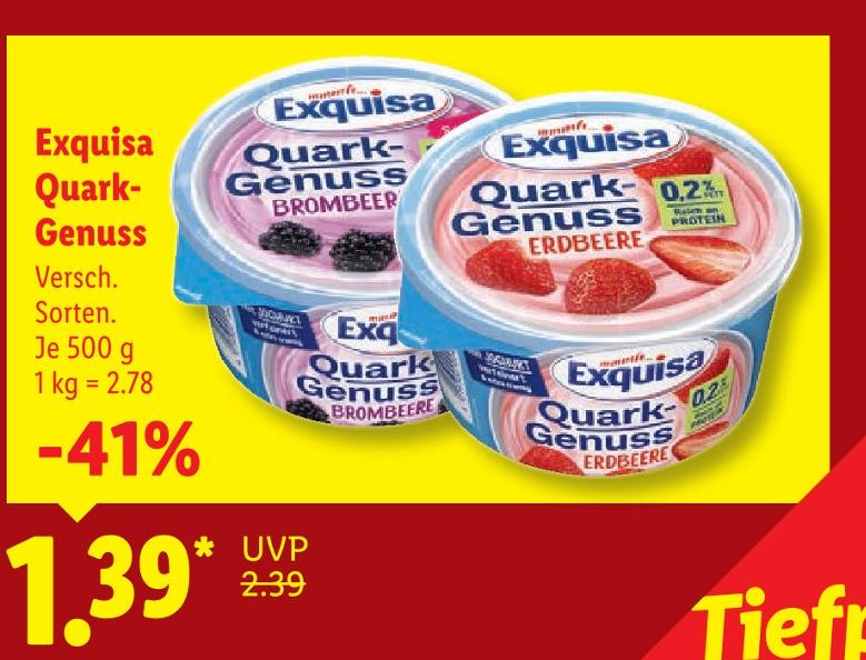 Quark-Genuss